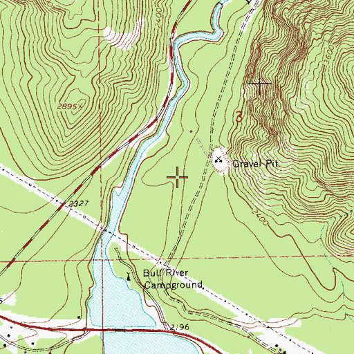 Topographic Map of 26N33W03CACD01 Well, MT