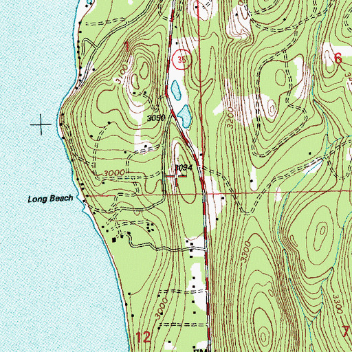 Topographic Map of 26N20W12AA__01 Well, MT