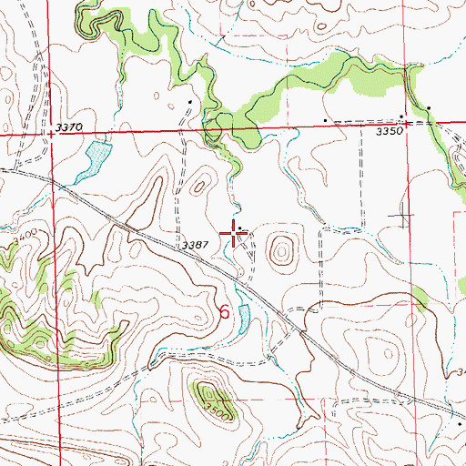 Topographic Map of 26N25E06ACB_01 Well, MT