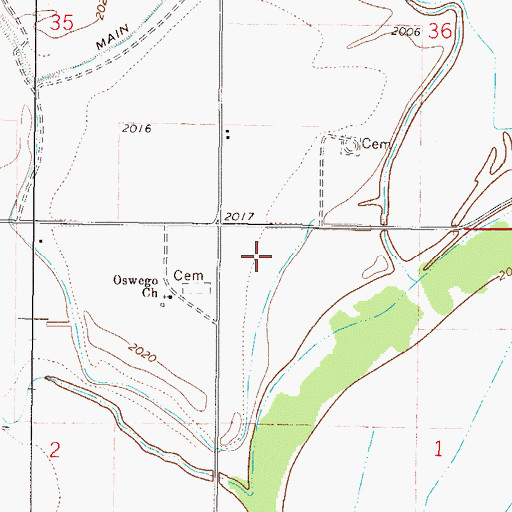 Topographic Map of 26N45E01BB__01 Well, MT