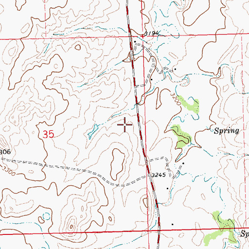 Topographic Map of 27N23E35ADD_01 Well, MT