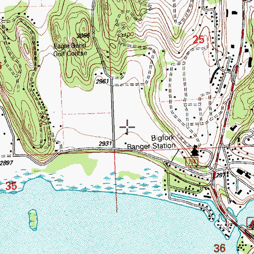 Topographic Map of 27N20W25CC__01 Well, MT
