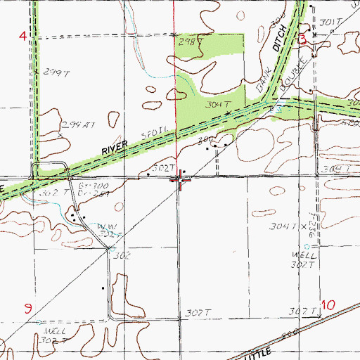 Topographic Map of Blackshire School (historical), AR