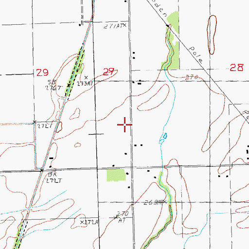 Topographic Map of Bomar School (historical), AR
