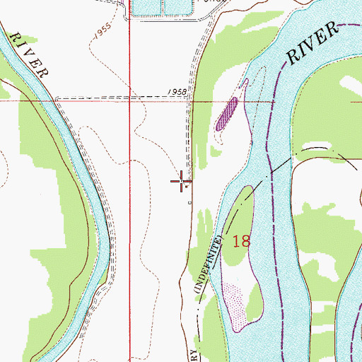 Topographic Map of 27N51E18BC__01 Well, MT
