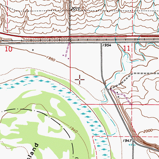 Topographic Map of 27N51E11CC__01 Well, MT