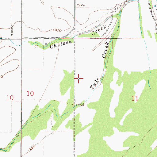 Topographic Map of 27N49E11BC__01 Well, MT