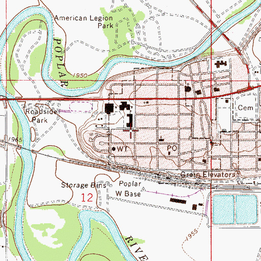 Topographic Map of 27N50E12AC__01 Well, MT