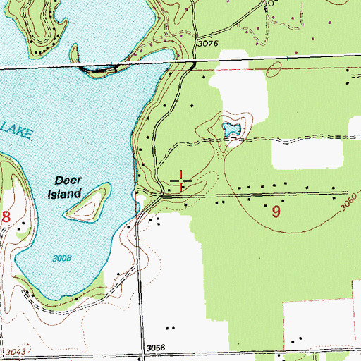 Topographic Map of 27N19W09BCDA01 Well, MT