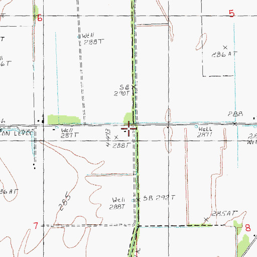 Topographic Map of Martin School (historical), AR