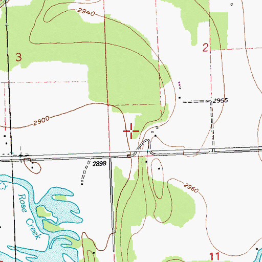 Topographic Map of 27N20W02CC__01 Well, MT