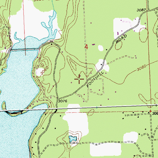 Topographic Map of 27N19W04CADD01 Well, MT