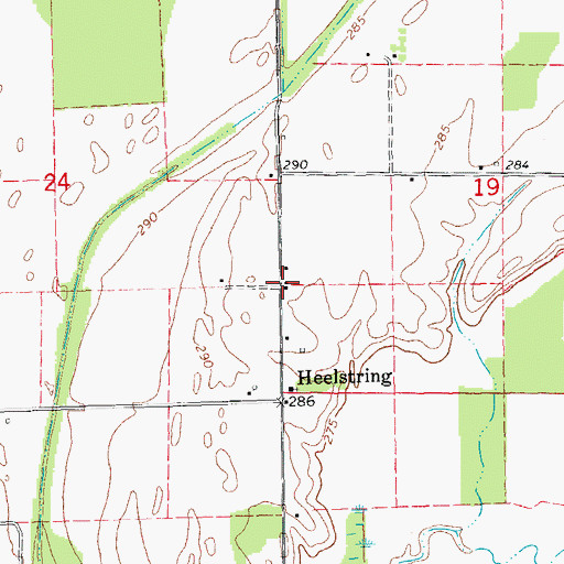 Topographic Map of Washington School (historical), AR