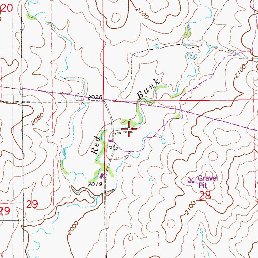 Topographic Map of 28N59E28BB__02 Well, MT
