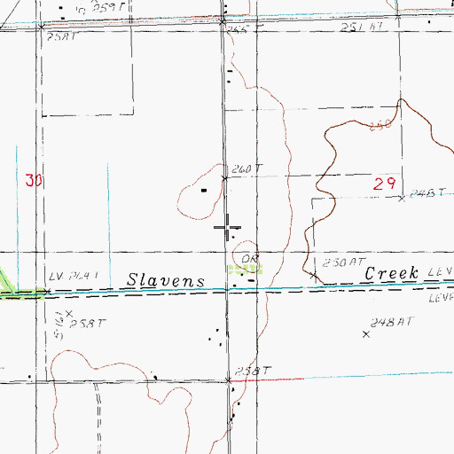 Topographic Map of Bethel Church (historical), AR