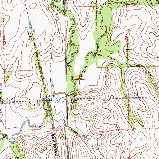 Topographic Map of Adamson Creek, NE