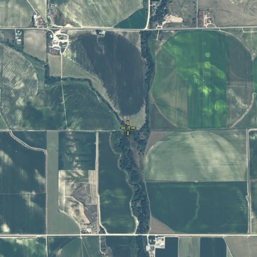 Aerial/Satellite Image of Alliance Drain, NE