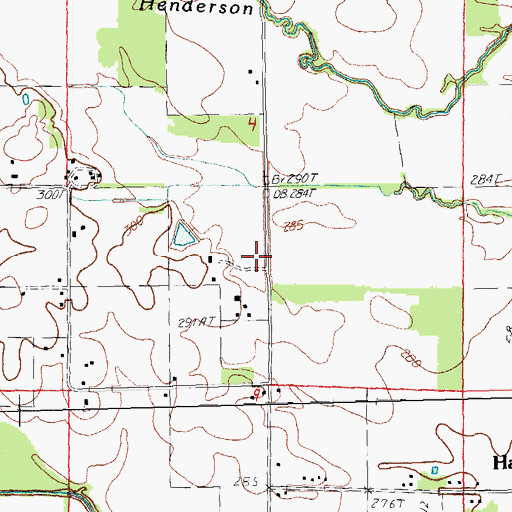 Topographic Map of Old Friendship Church (historical), AR