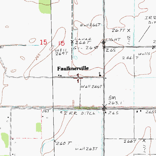Topographic Map of Pruitt School (historical), AR