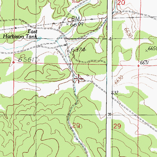 Topographic Map of Moqui Stage Station, AZ