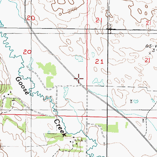 Topographic Map of Athey School, NE