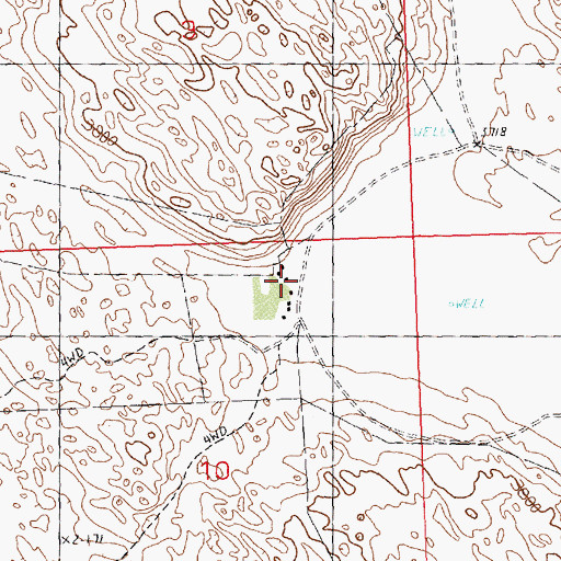 Topographic Map of Avery Camp, NE