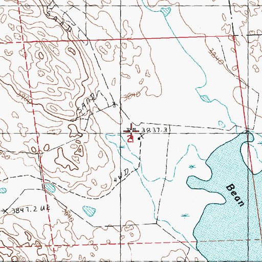 Topographic Map of Avery Ranch, NE