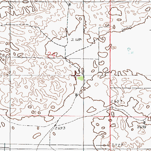 Topographic Map of Baldwin Camp, NE