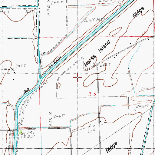 Topographic Map of Talley School (historical), AR