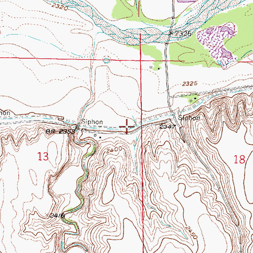 Topographic Map of Bartley Canal, NE