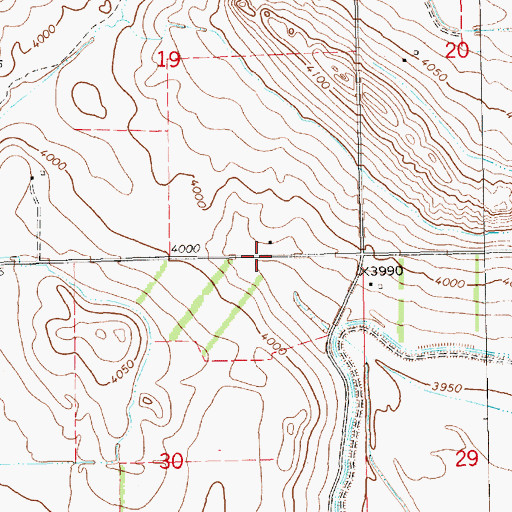 Topographic Map of Bastron Lake, NE