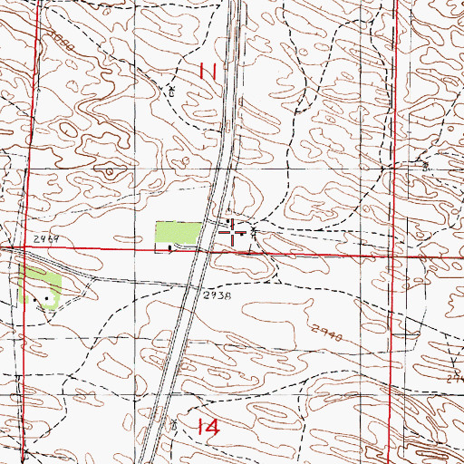 Topographic Map of Beacon Brothers Ranch, NE