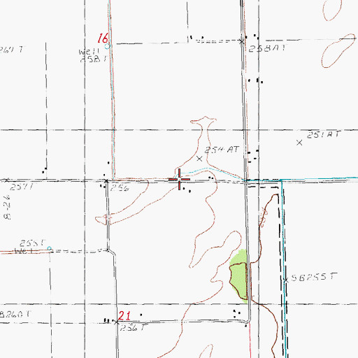 Topographic Map of Walnut Ridge School (historical), AR