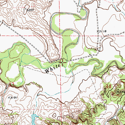 Topographic Map of Beaver Creek, NE