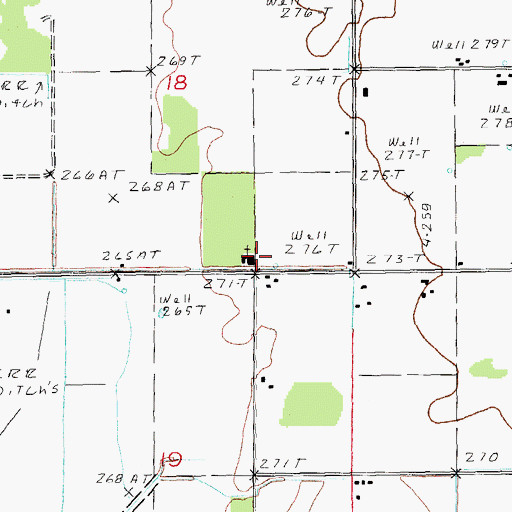 Topographic Map of Welch School (historical), AR