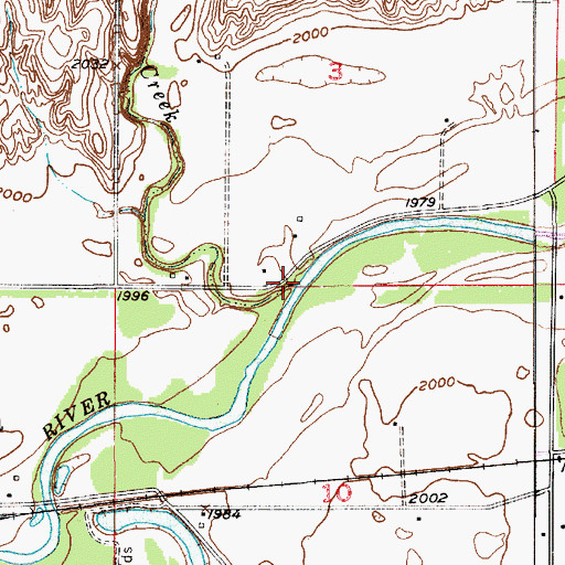 Topographic Map of Beaver Creek, NE