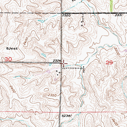 Topographic Map of Beechville School (historical), NE