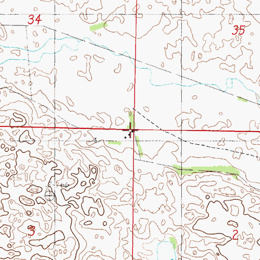 Topographic Map of Beel Ranch, NE