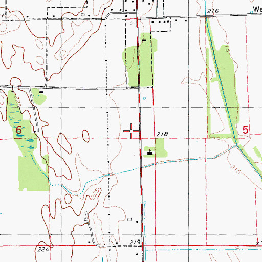 Topographic Map of Weldon School (historical), AR