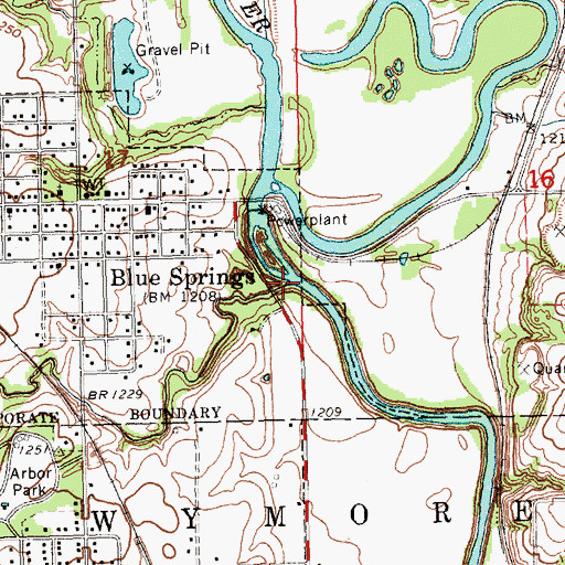 Topographic Map of Bills Creek, NE