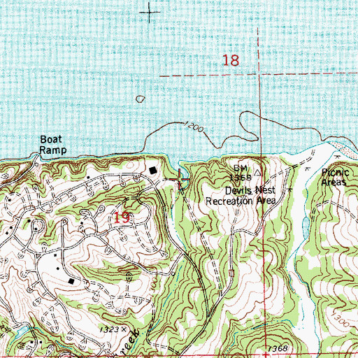 Topographic Map of Birdsell Creek, NE