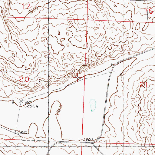 Topographic Map of Boots Ranch, NE