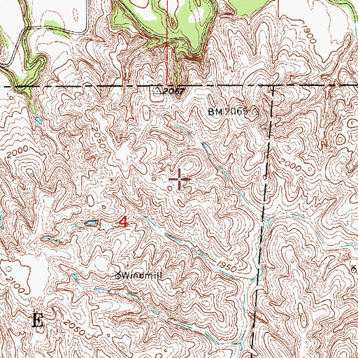 Topographic Map of Boxelder Creek, NE