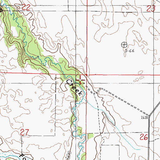 Topographic Map of Boyd Ranch, NE