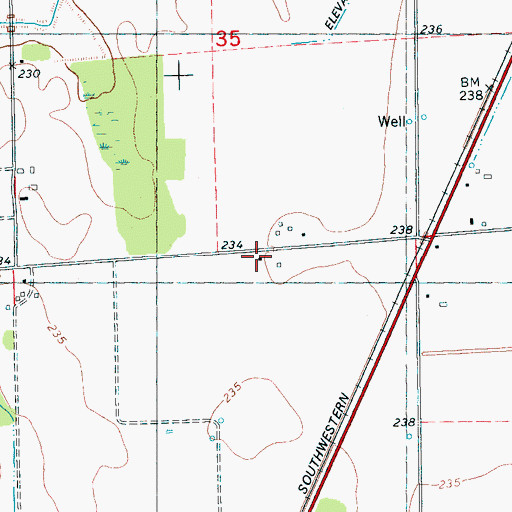 Topographic Map of Ukana School (historical), AR