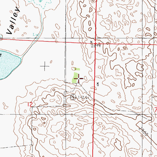 Topographic Map of Broad Ranch, NE