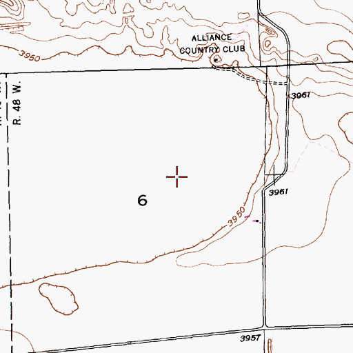 Topographic Map of Bronco Lake, NE