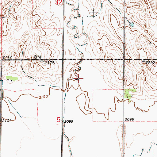 Topographic Map of Buckeye Valley, NE