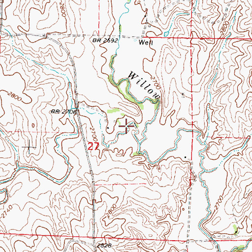Topographic Map of Burger Canyon, NE