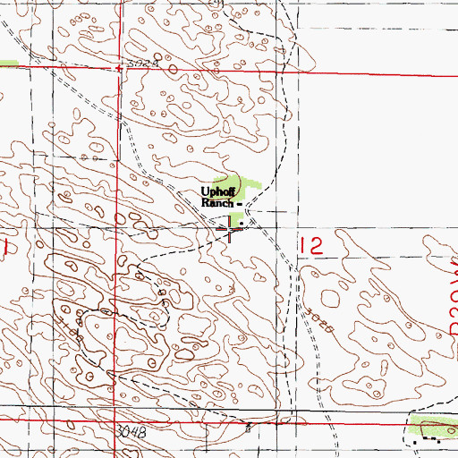 Topographic Map of C Uphoff Ranch, NE